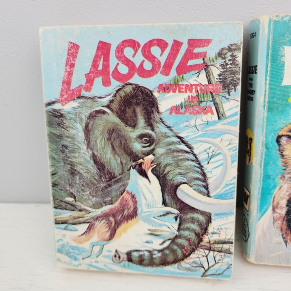 Little Big Books 1960s Lassie PopEye Thr Lone Ranger - Picture 5 of 16